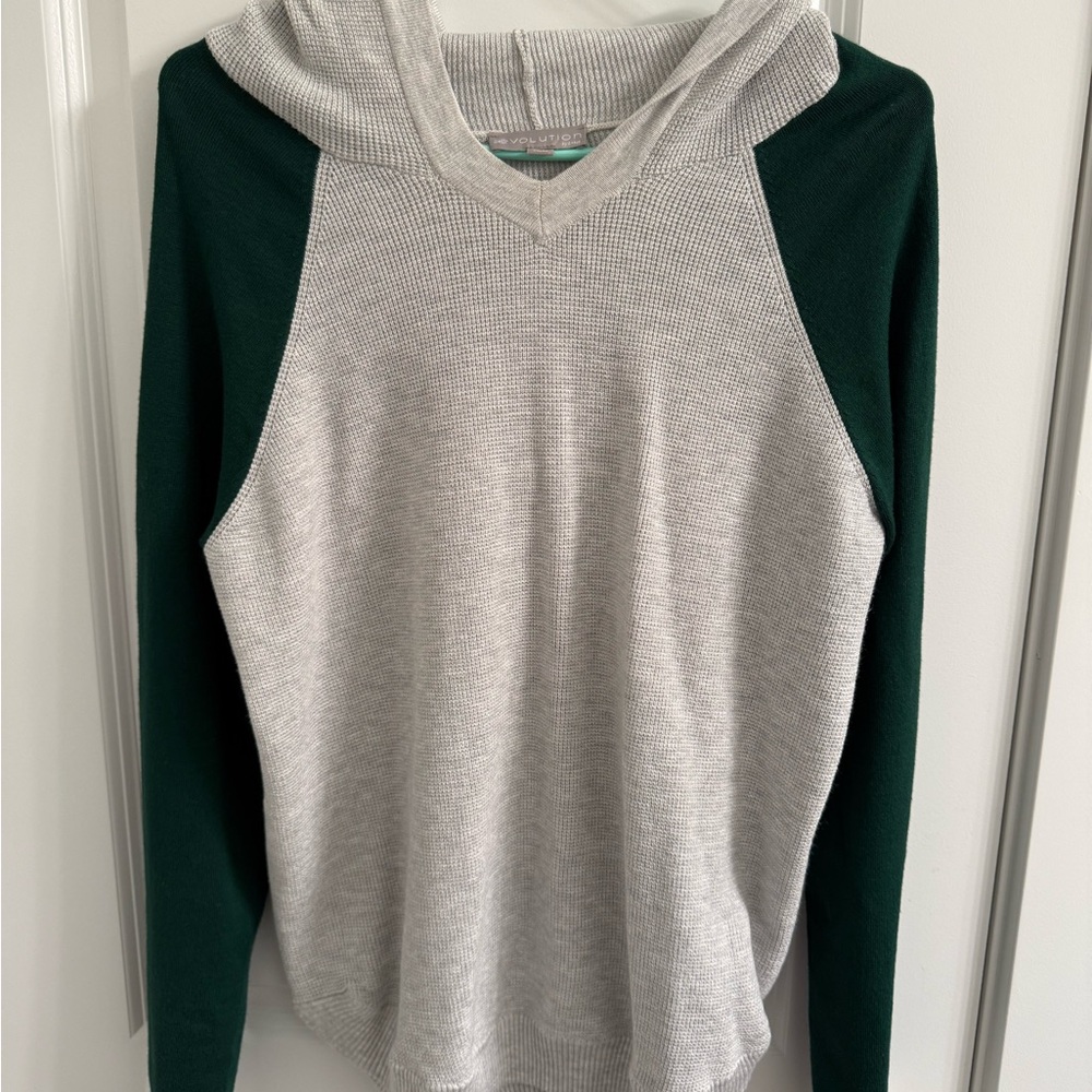 Evolution by Cyrus Colorblock Knit Hoodie